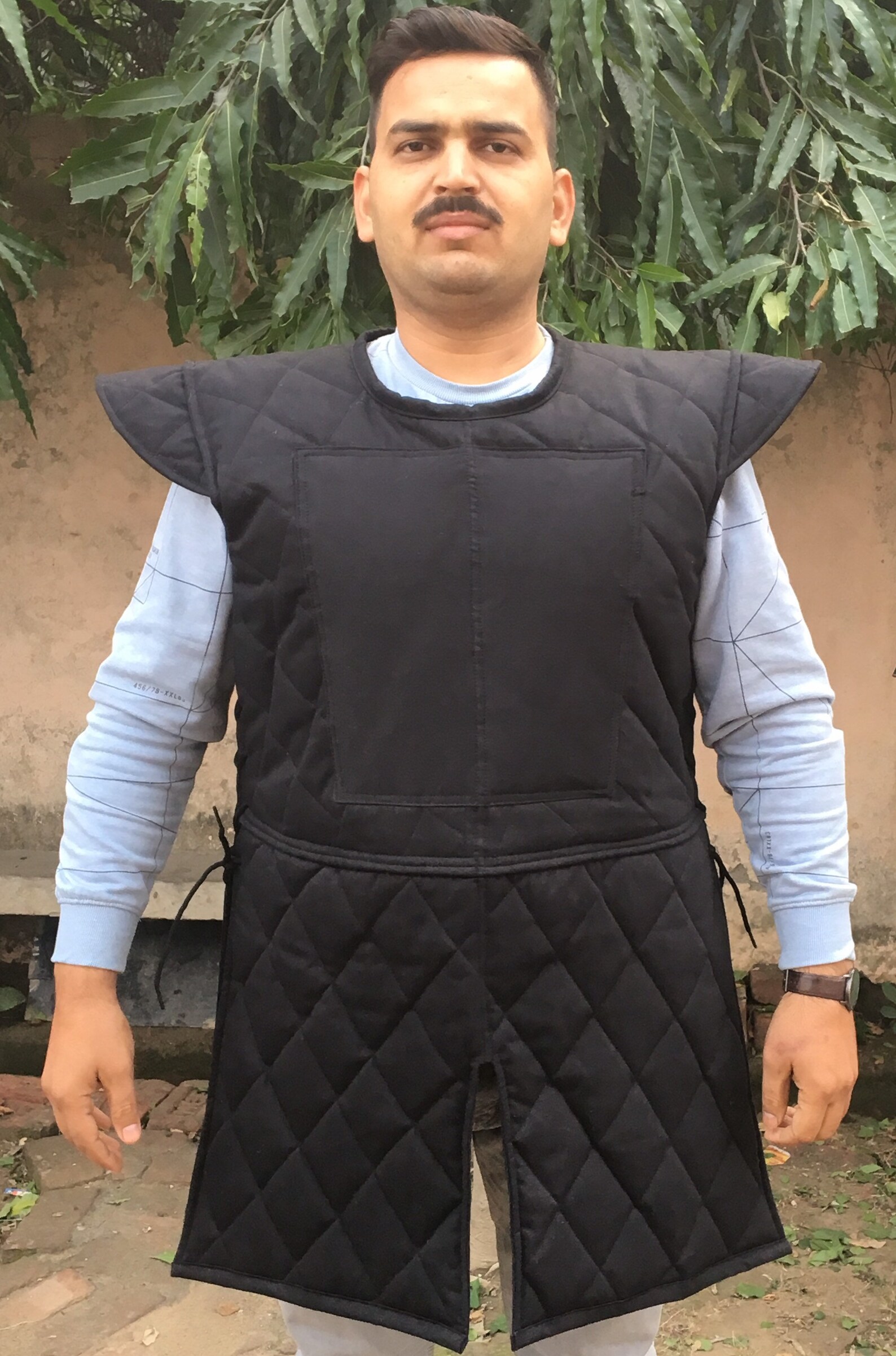 Medieval Sleeveless Gambeson Brown/Black Padded Gambeson Etsy