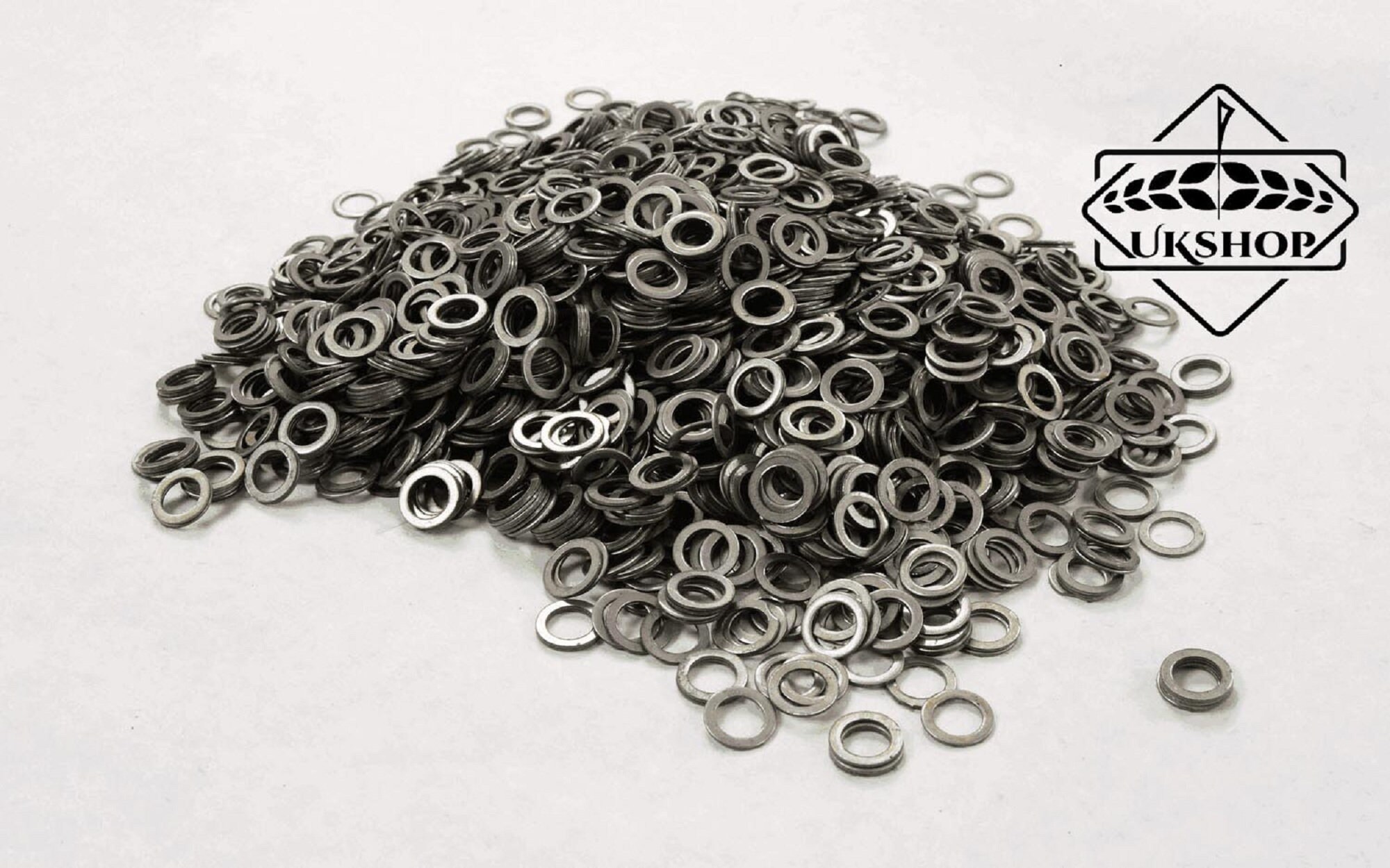 8mm Solid Chainmail Rings for Riveted-Solid Mail - 4kg Pack - Ironskin