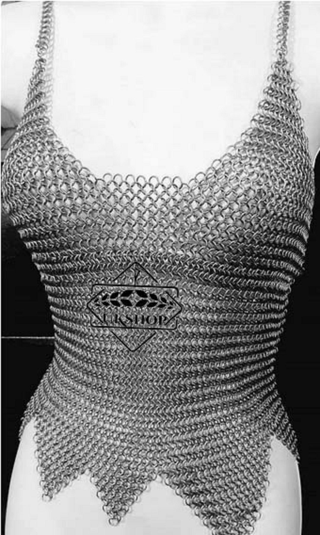 Sexy Chain Mail Top Chain Mail Halter Christmas Gift Etsy