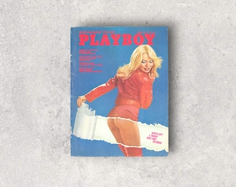 Playboy March 1975 Cover | Vintage Playboy Magazine | 70s Retro Pin-Up Collectible | Man Cave Wall Art | Mid Century Decor
