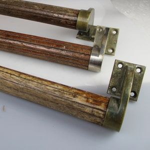3 doorhandles. Probably from a Swedish home in the first half of 1900s.