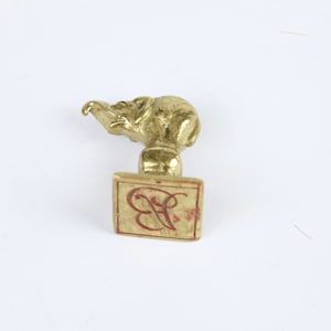 Brass elephant stamp, seal