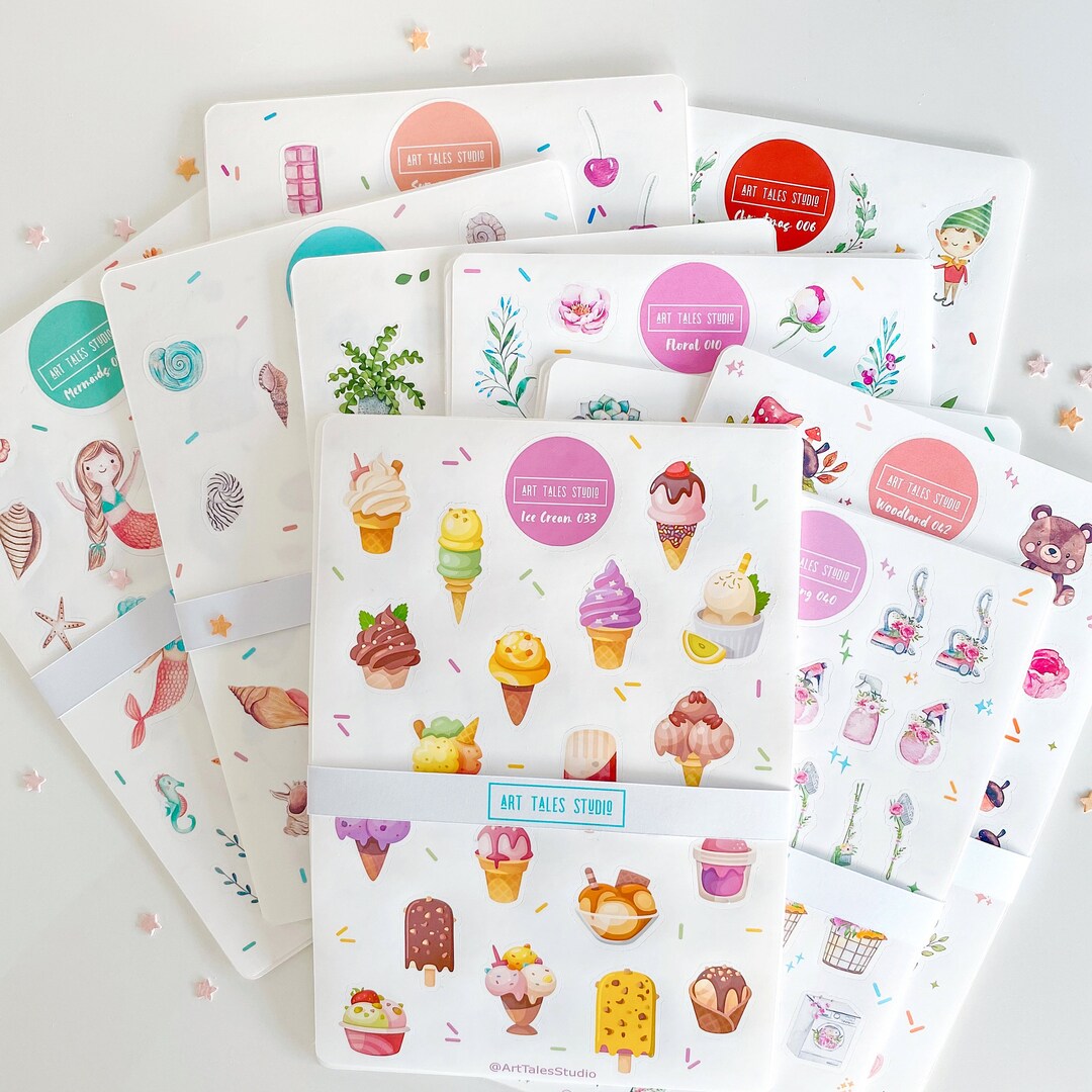 Woops Sticker Pack Oops Sticker Pack, Misfit Sticker Pack, Pack of 5 Random Sticker Sheets ...