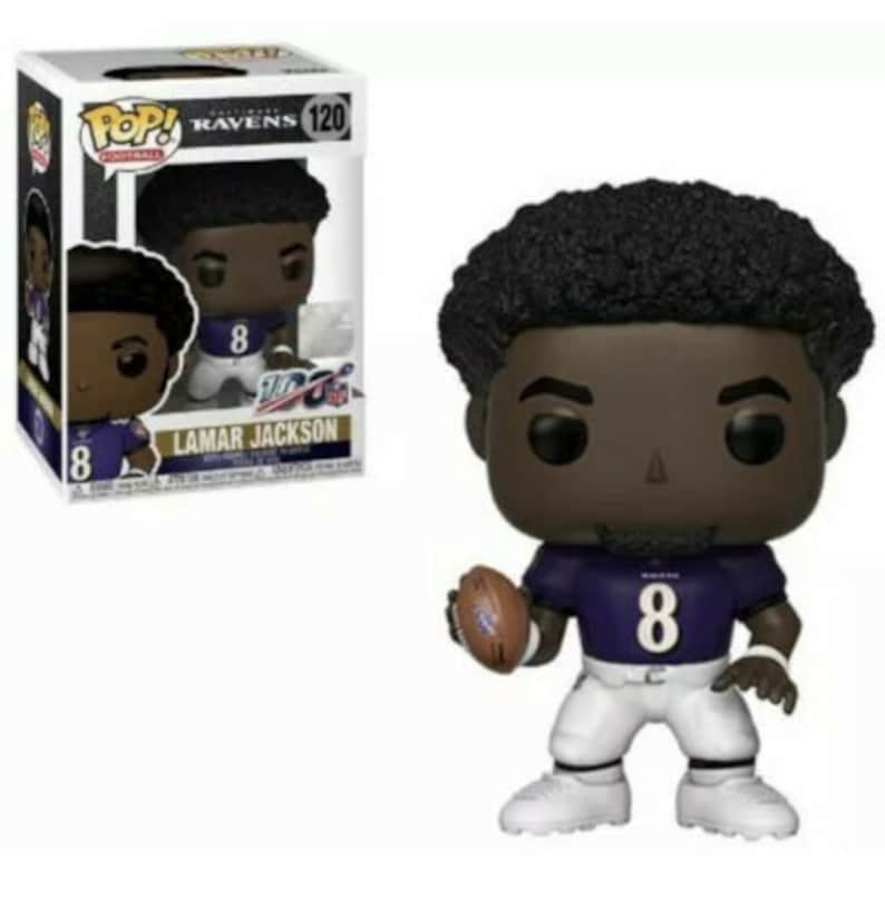 Lamar Jackson 120 Baltimore Ravens NFL Funko Pop Series 6 Etsy
