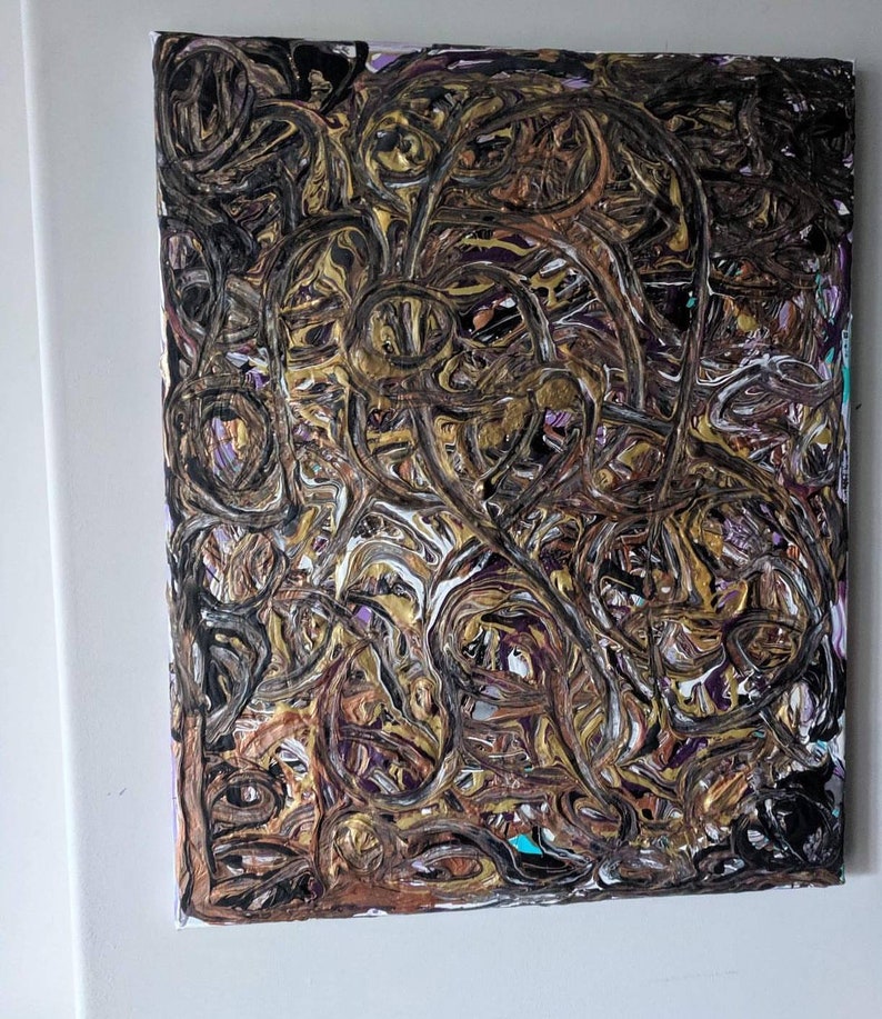 Verwirrte 1620 Mixed Media Kunst Etsy