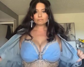 38DD Denim Belly Dancer (SKIMS) (REFURBISHED)