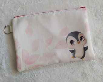 Diaper pouch. Penguin clutch. change bag. stroller bag