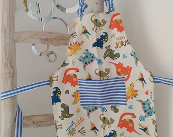 Baby apron. Kitchen apron. Small chef apron. From 18 months to 4 years.