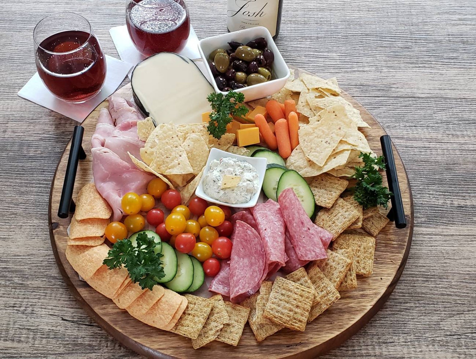 Large Lazy Susan Charcuterie Board 18 Cheese Board Etsy