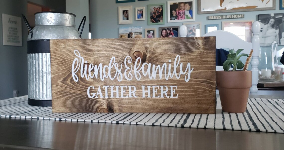 Custom wood sign Stand alone sign Wall Sign New Home Gift Etsy