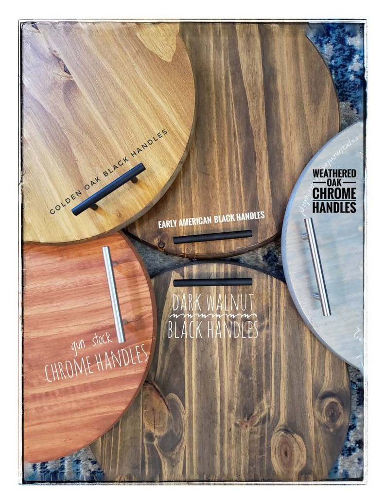 Round charcuterie serving tray 24 Extra Large wood Etsy