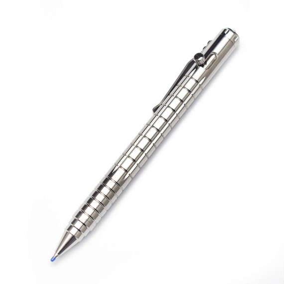 Titanium Alloy Ballpoint Write Tactical Survival Tool Rollerball Pen G2 Refills