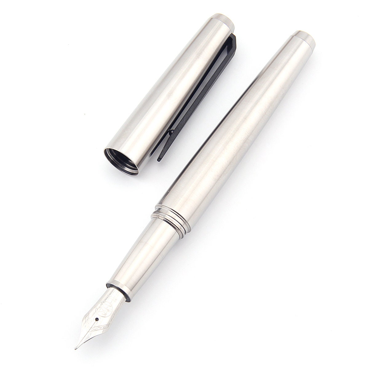 TITANER Razor Fountain Pen Titanium Pen With BOCK 250 Nib - Etsy Canada