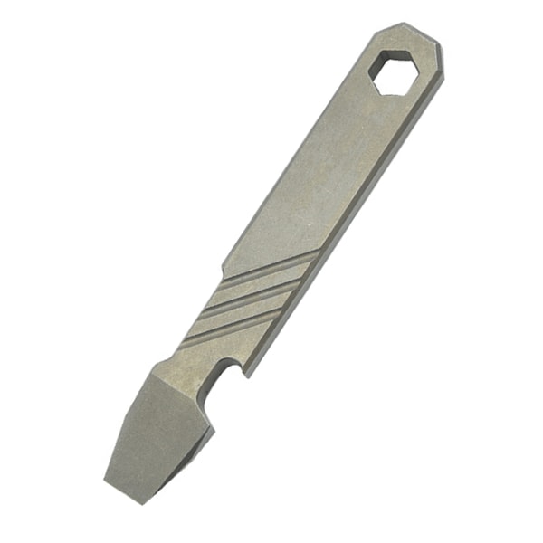 Titanium EDC Pry Bar Multi Tool Mini Crowbar Multifunctional Portable EDC Tool, Bottle Opener