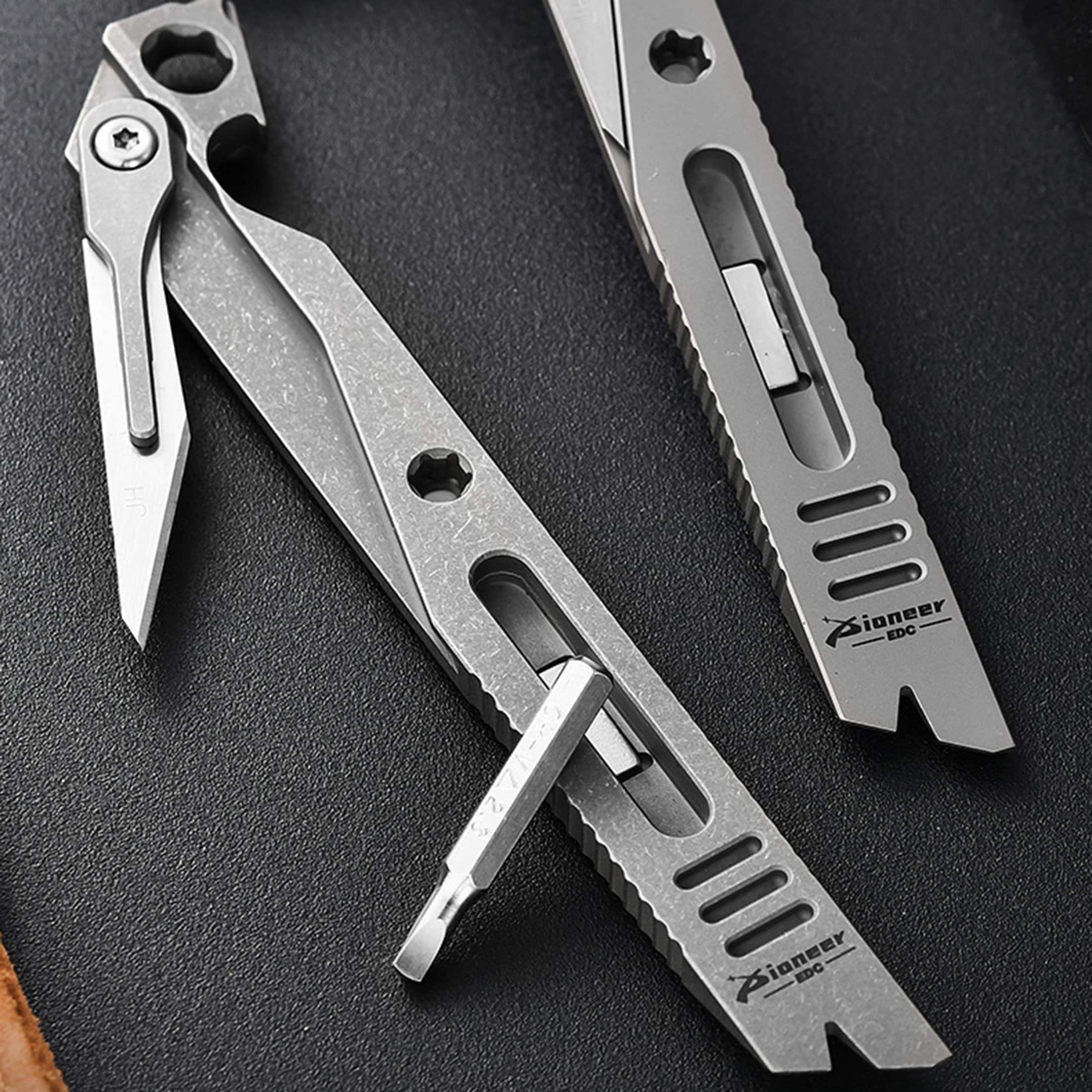Kizer pac-bar titanium EDC multifonctions - Sport & Plein air