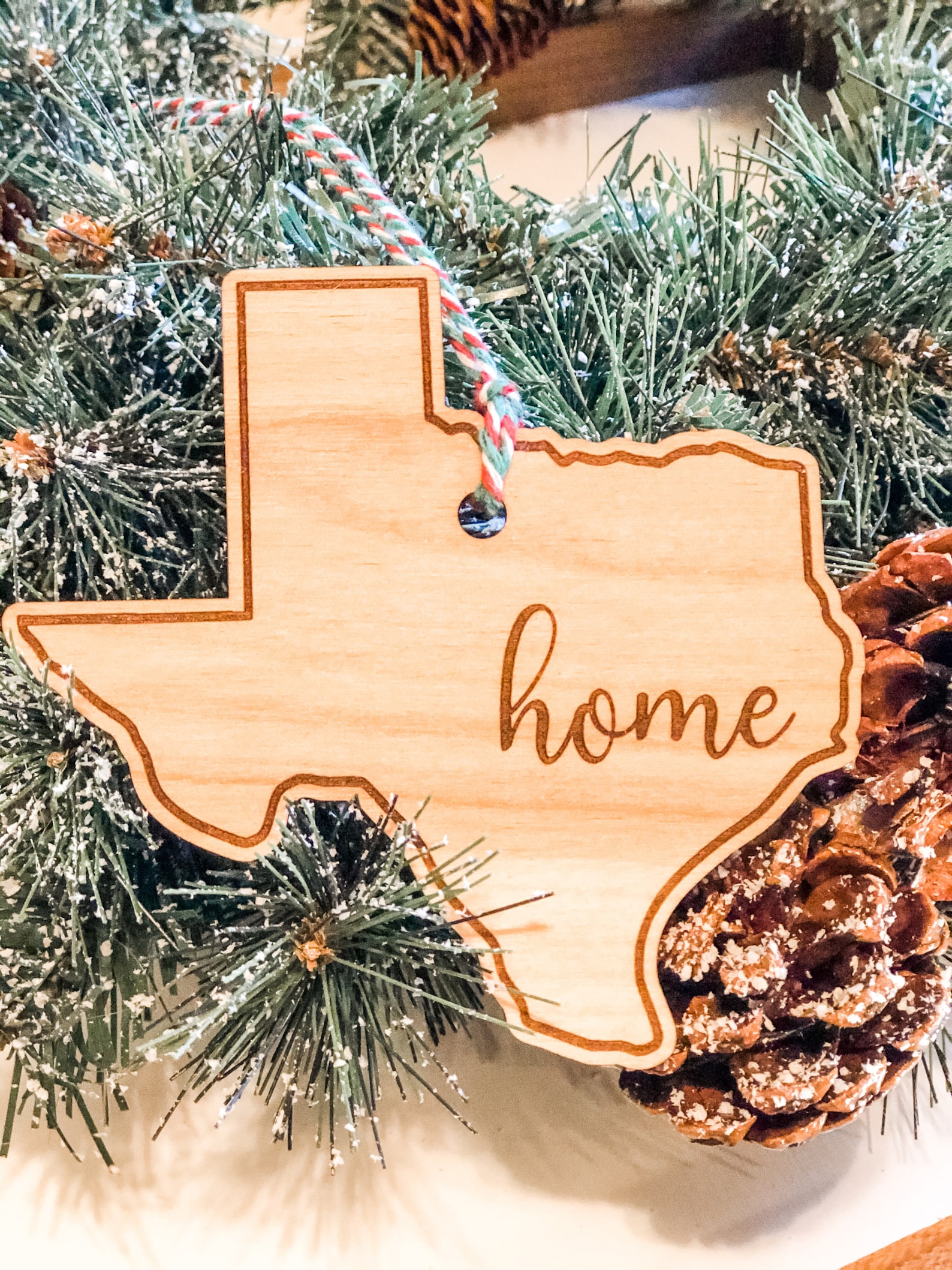 50 State Ornaments Home State Ornament State Christmas Etsy