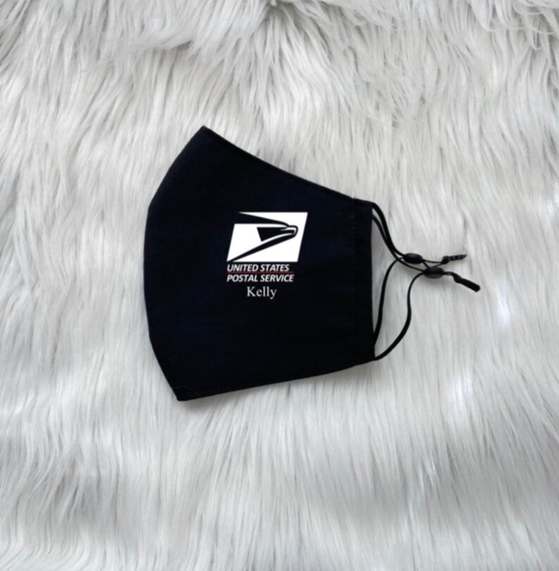 USPS face mask United States postal service face mask blue Etsy