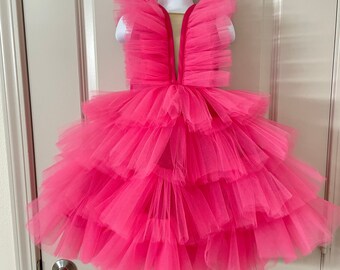 Pink Birthday Tutu Dress/birthday 
