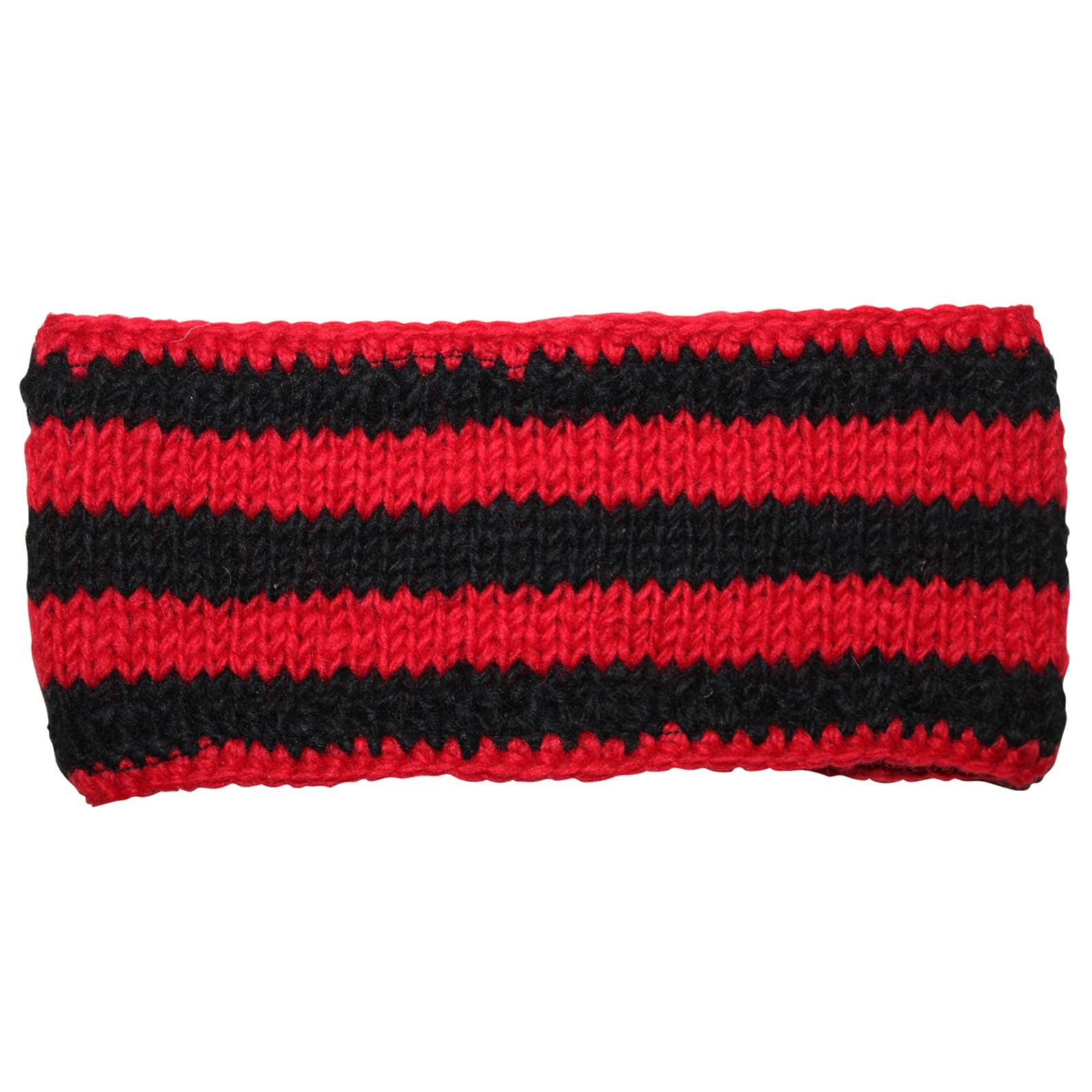 Gucci Black and Red Striped Knit Headband Gucci // Red & Green Web Knit Headband – VSP Consignment main image 3