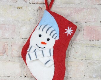 Felt Christmas stocking - Santa Claus socks for gifts