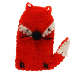 Felt finger puppet - fox - finger puppet