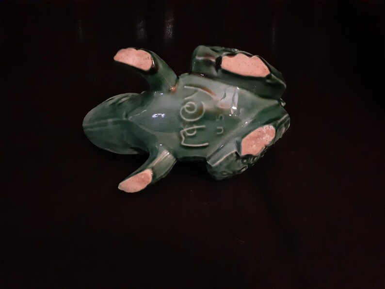 Midcentury Mccoy Pottery Frog Planter Etsy