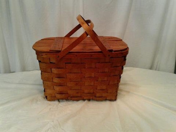 Vintage Picnic Basket - image 1