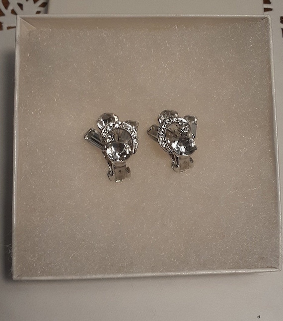 Vintage Weiss Crystal Earrings