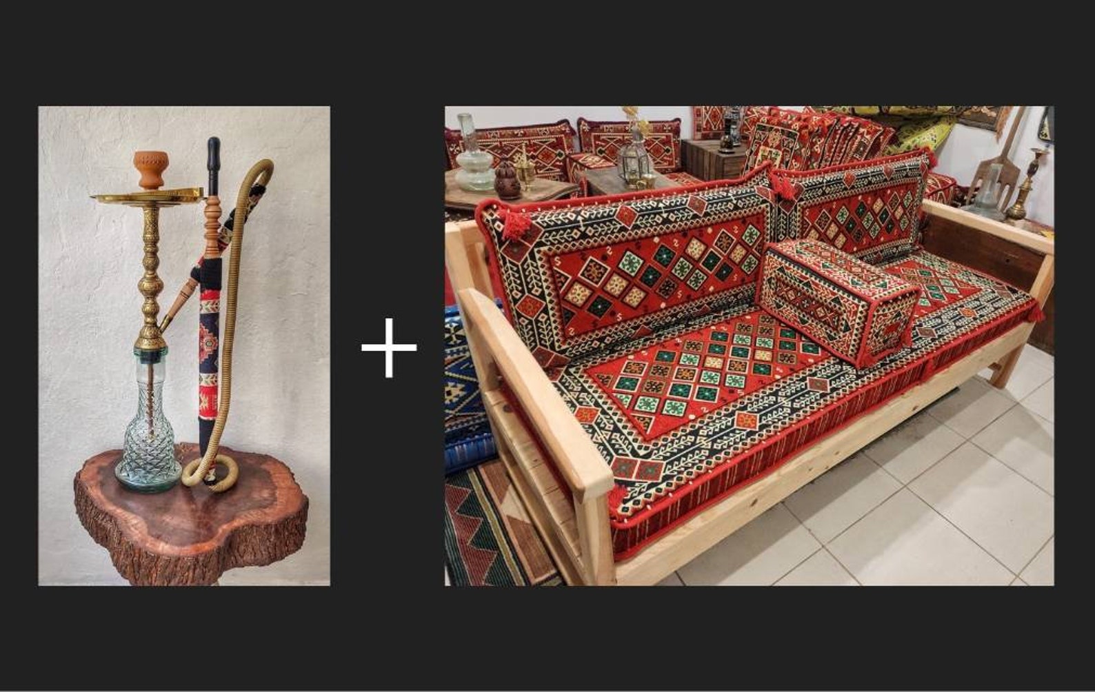 Hookah lounge set Room set for Hookah lounge Shisha corner Etsy