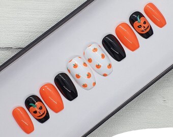 Halloween Nails Etsy