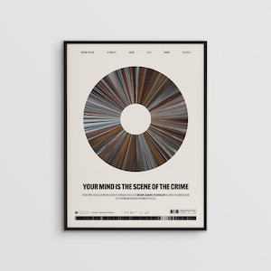 Inception / Movie Poster — Impresión, Póster de película, Arte de pared, Minimalista, Vintage, Retro, Decoración del hogar