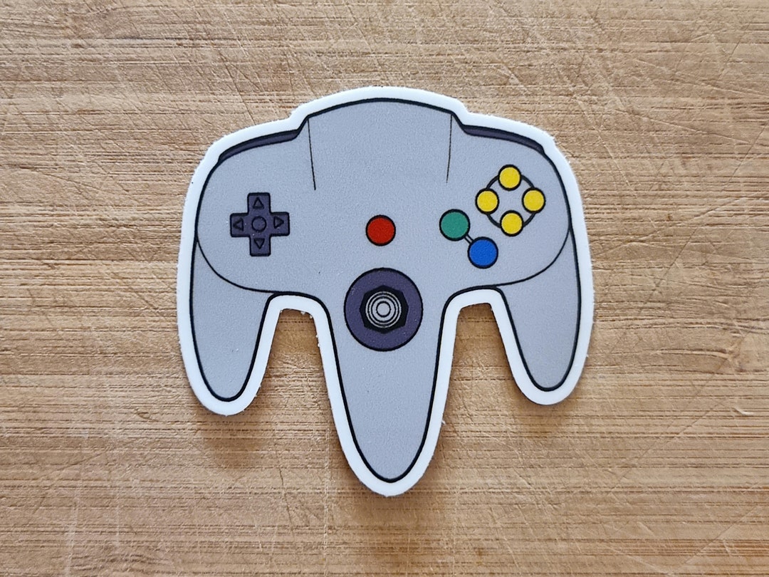 Nintendo 64 // N64 Controller Vinyl Sticker - Etsy