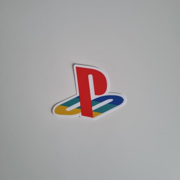 Playstation classic logo vinyl sticker 3"