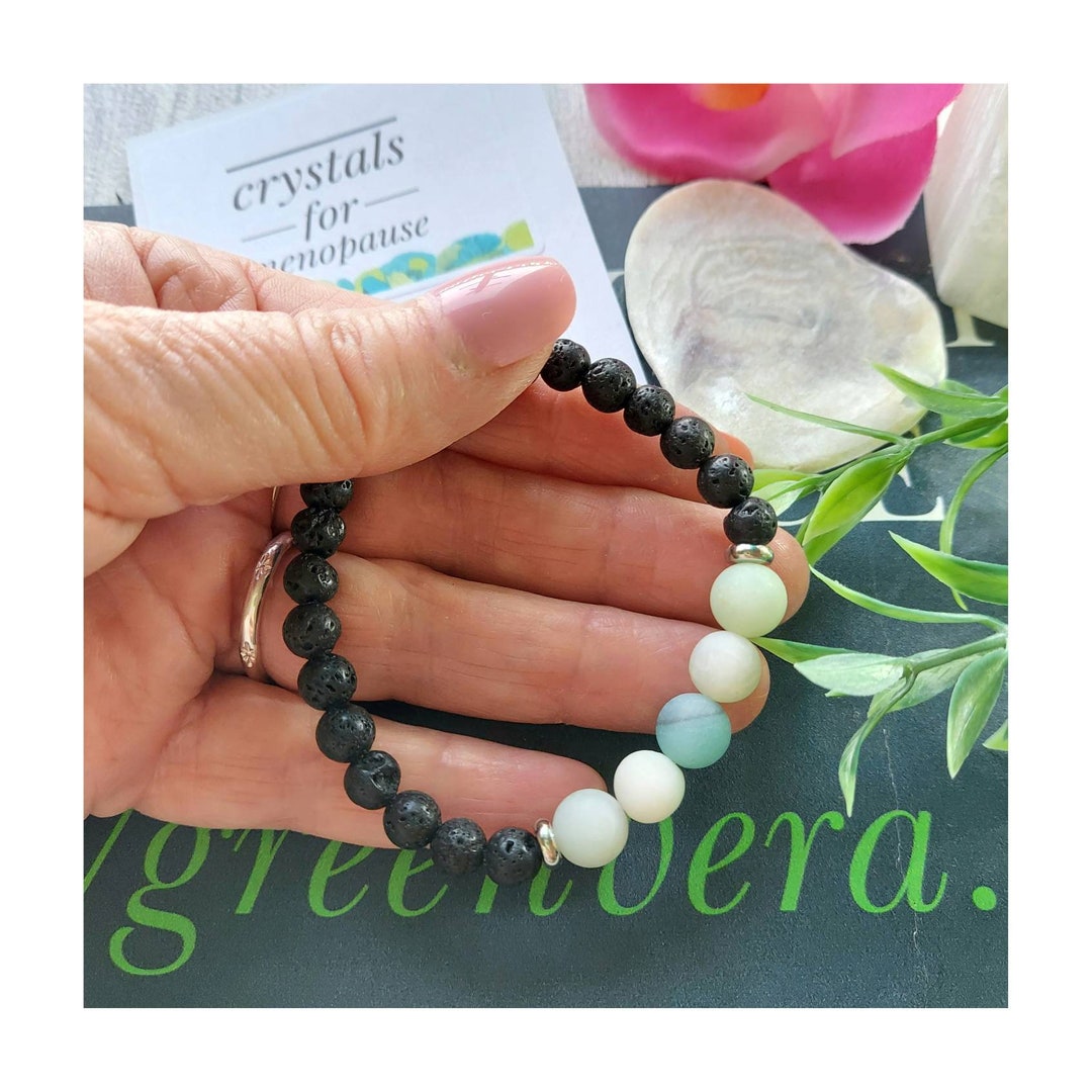 Hot Flash Bracelet Menopause Relief Gift for Mum 6mm Etsy