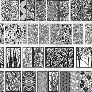 300pcs.svg.png.dxf.ai,modern patterns svg,cnc files for plasma laser,router,fiber,cnc Decorative,modern wall art,cnc patterns,Vector file