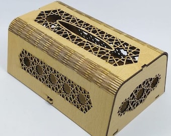 Tissue Box Cover dxf,file Vector Laser Cut,Tissue Box svg,Tissue Box Cover DXF vector file,Tissue Box wooden,for cnc laser,ready to cutting