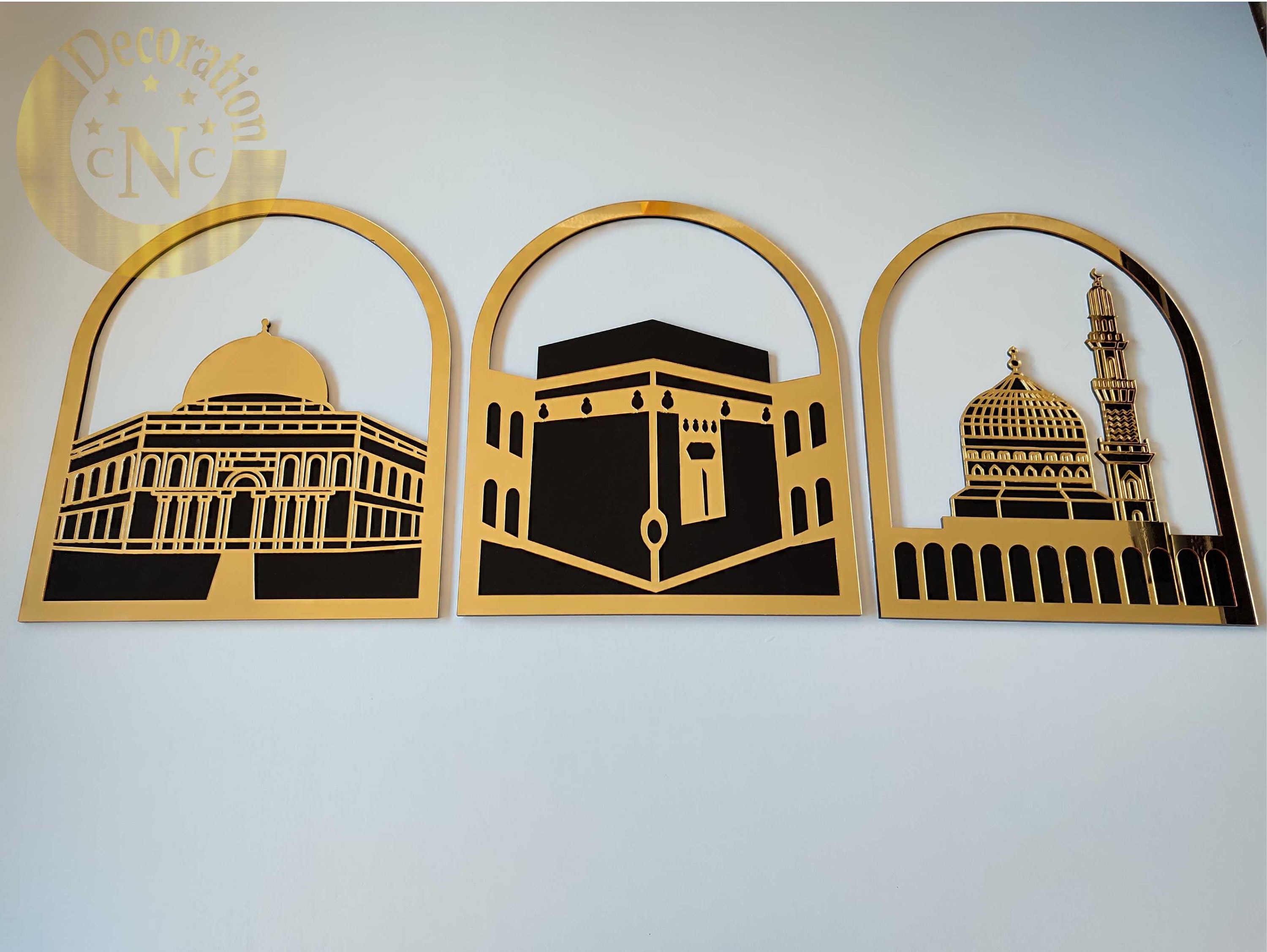 Kaaba Dxf, Makka Dxf,masjid Al-nabawi Laser Cut Dxf Files ,islamic ...