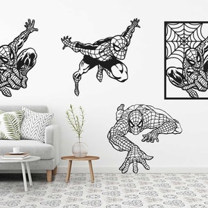 Spider man home decor,Super Heroes svg,spider man logo,Laser cut file plans,spider plant,spiderman shirt,spider svg,laser patterns dxf plan