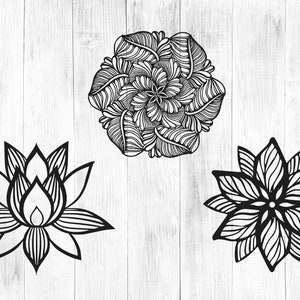 florals svg,flowers 3D wall art,floral svg,mandala svg,flowers cut laser,Sunflower SVG,Glowforge files,template cnc cutting laser router