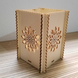 Pen Holder svg,Storage Organizer 3mm,Pen Stand Pencil,box wooden,file Vector Laser Cut,Pen Holder wooden,for cut cnc laser,ready to cutting