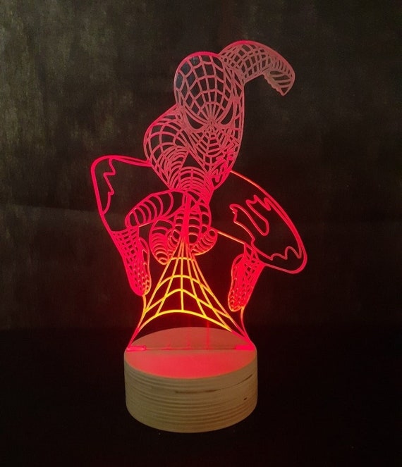 Lampada 3D Spider-Man