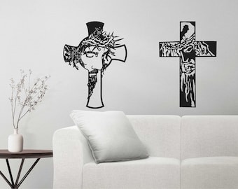 Jesus Cross SVG, Laser Cut Files, Christian CNC (Digital Download)