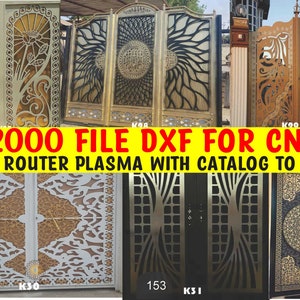 2000 fichier dxf Geometric Patterns Panel Templates designs DXF File Laser Cut Cnc filess for wood glass Devider Wall Stencil Vector