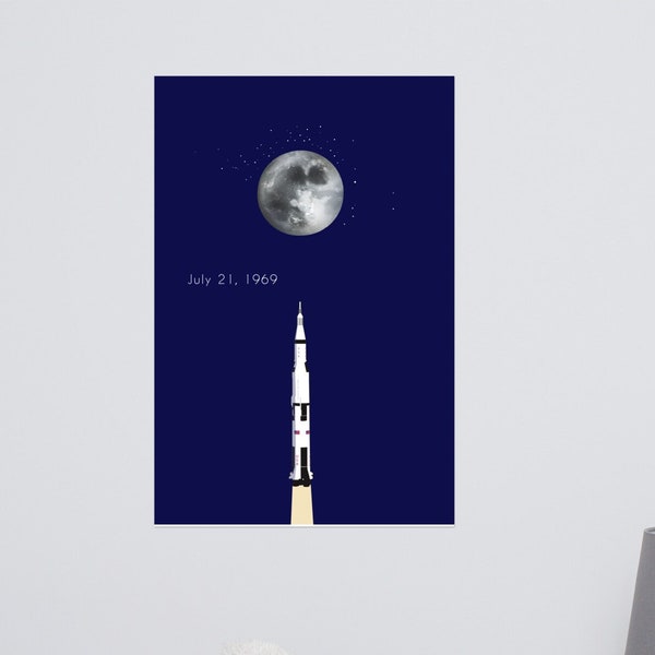 Saturn V Rocket Poster - Etsy