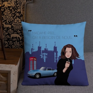 Emma Peel premium cushion