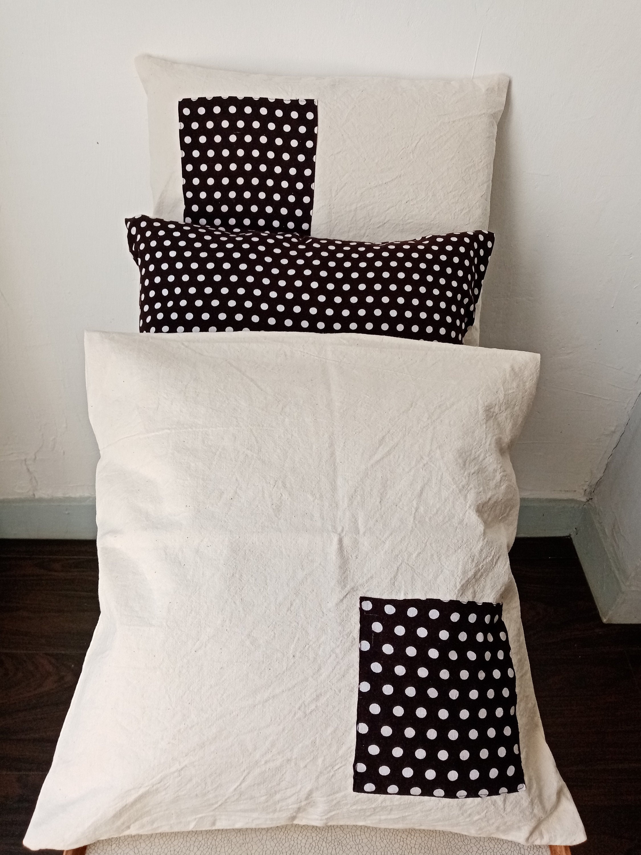 Coussin en Toile de Coton Naturelle