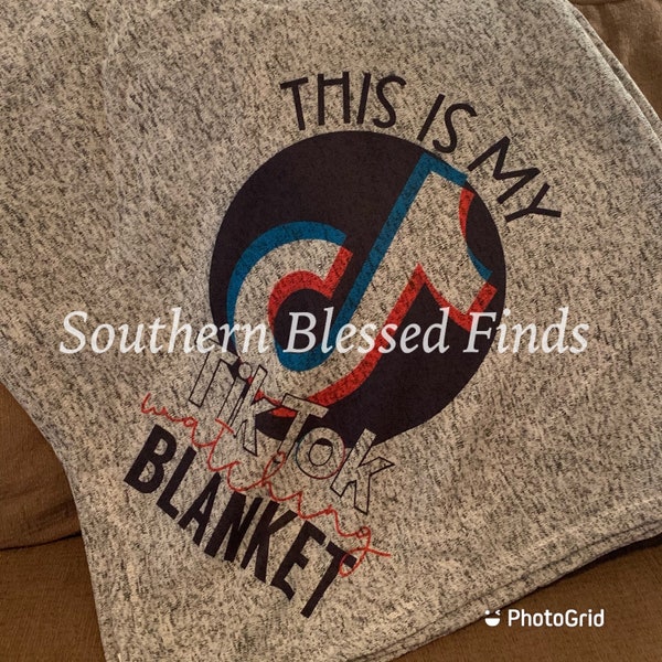 This is My Tiktok Watching Blanket Svg Etsy