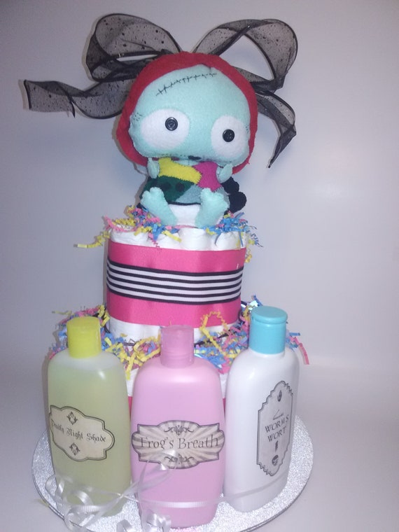 nightmare before christmas diaper cake