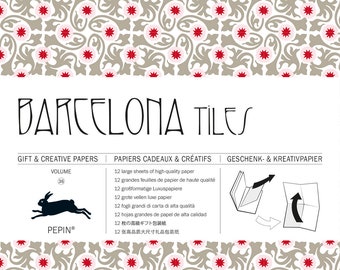 Barcelona Tiles: Gift & Creative Paper, Craft Paper, Scapbooking Paper in Spanish Designs