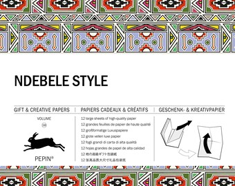 Ndebele Style: Gift & Creative Paper, Craft Paper, Scapbooking Paper in Matabele Designs